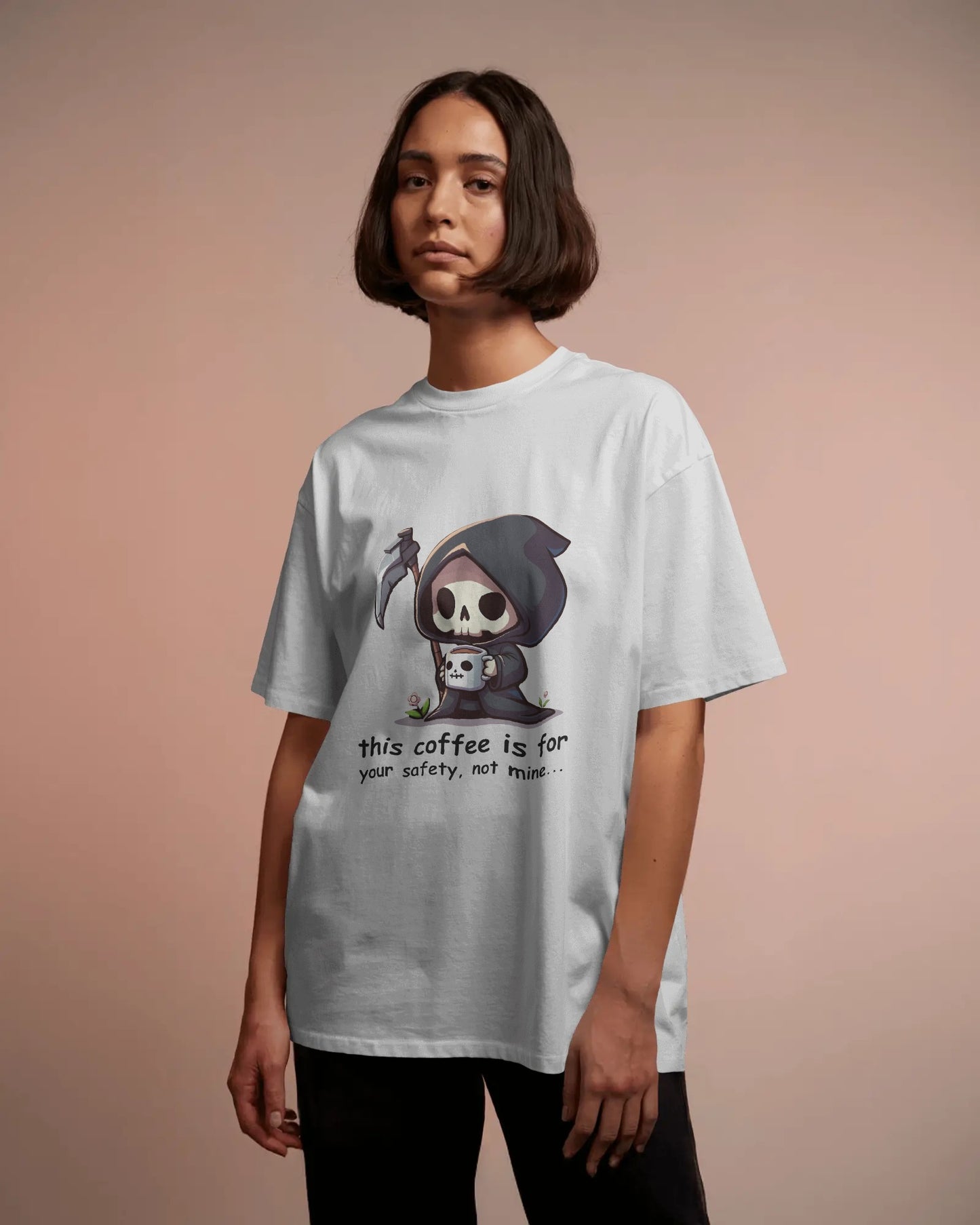 Grim Roast Duo Women Oversized T-shirt