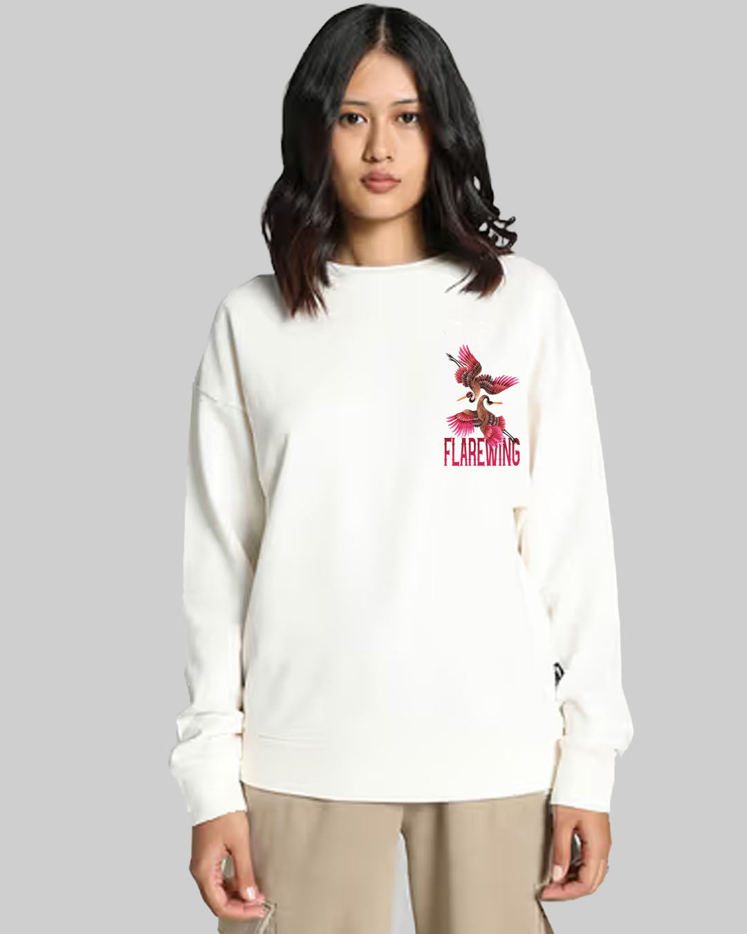 BloomCrane Womens Sweatshirt