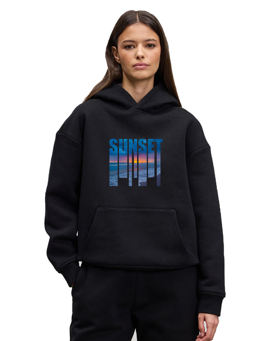 Tropical Sunset Womens Hoodie