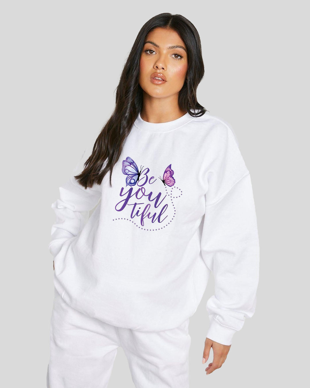 Butterfly Kindness Womens Sweatshirt