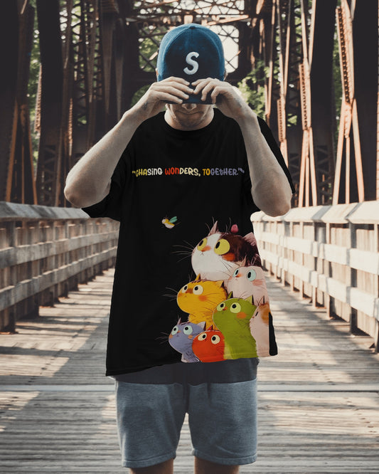 Chasing Wonders Mens Oversized T-shirt
