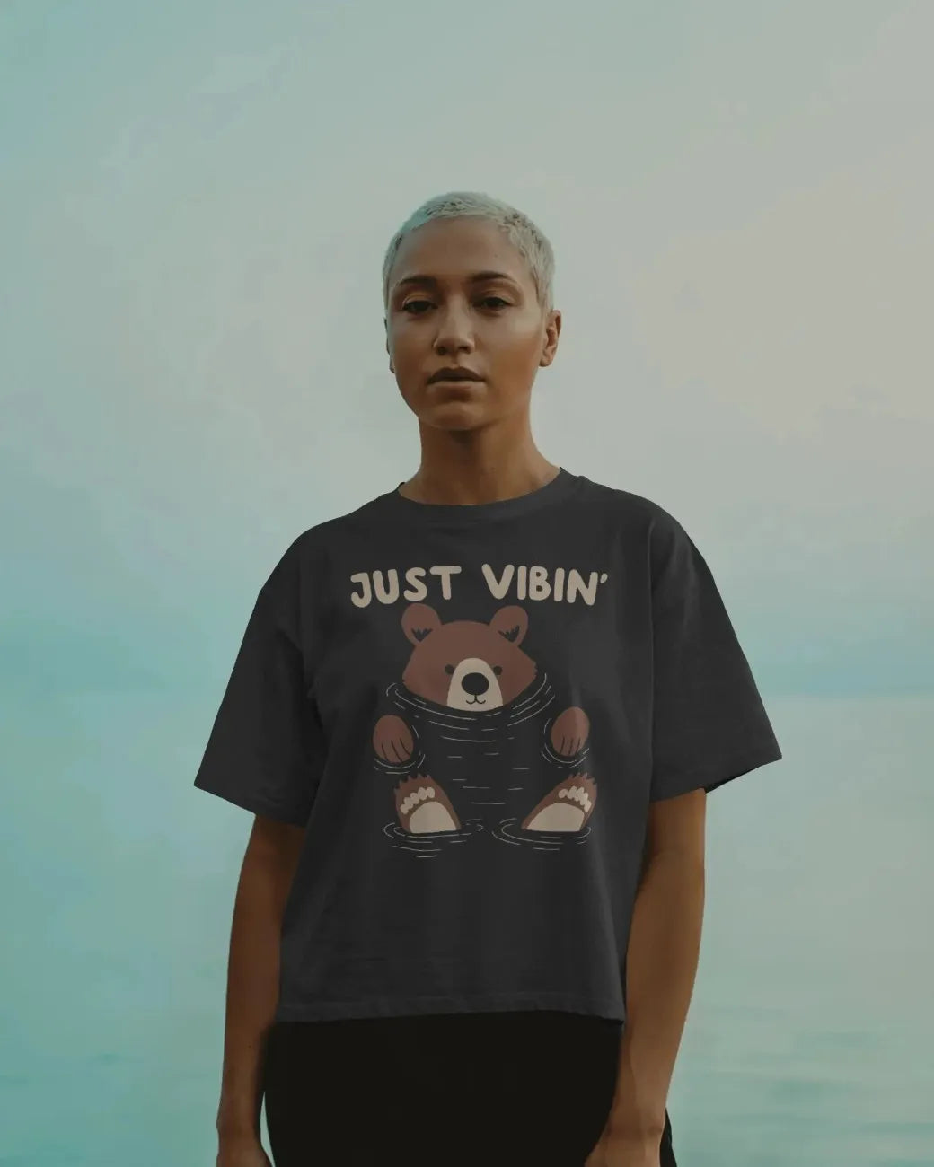 Vibe Mode Women Oversized T-shirt