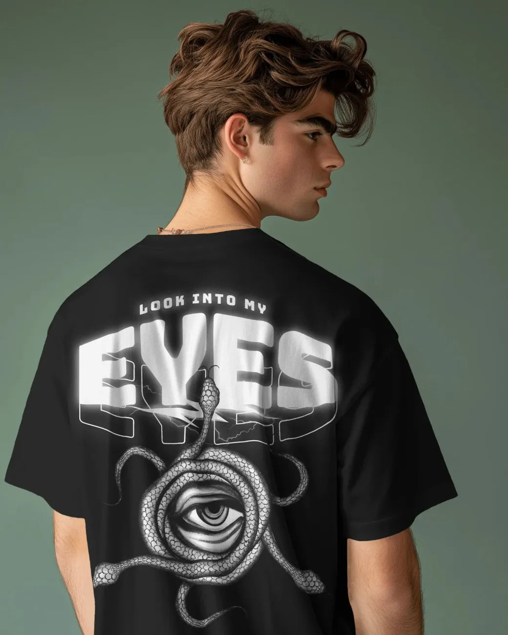 Hypnotic Gaze Mens Oversized T-shirt