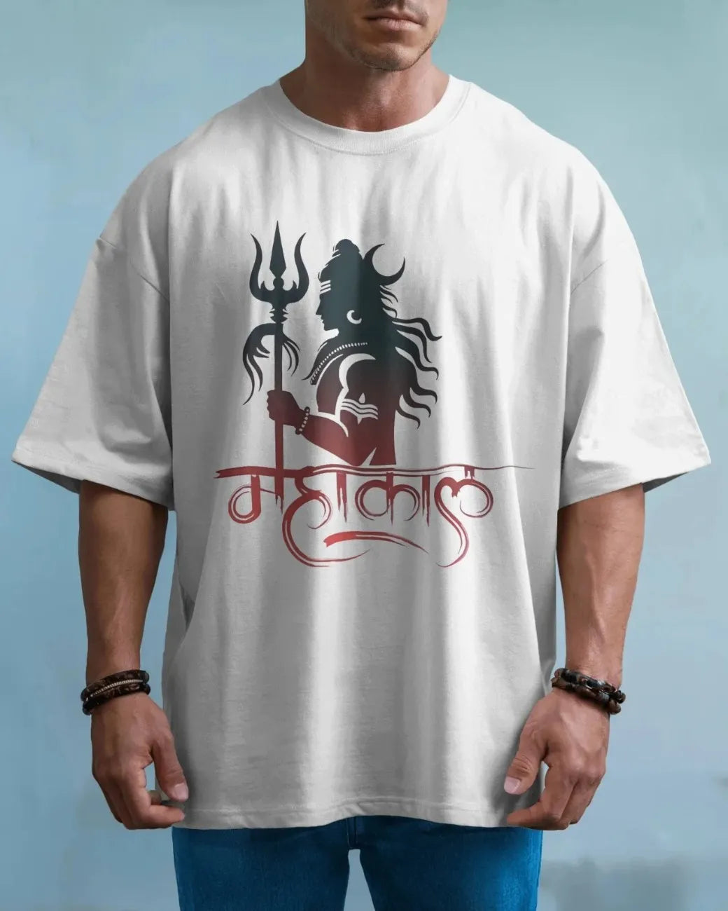 Mahakaal Divine Awakening Mens Oversized T-shirt